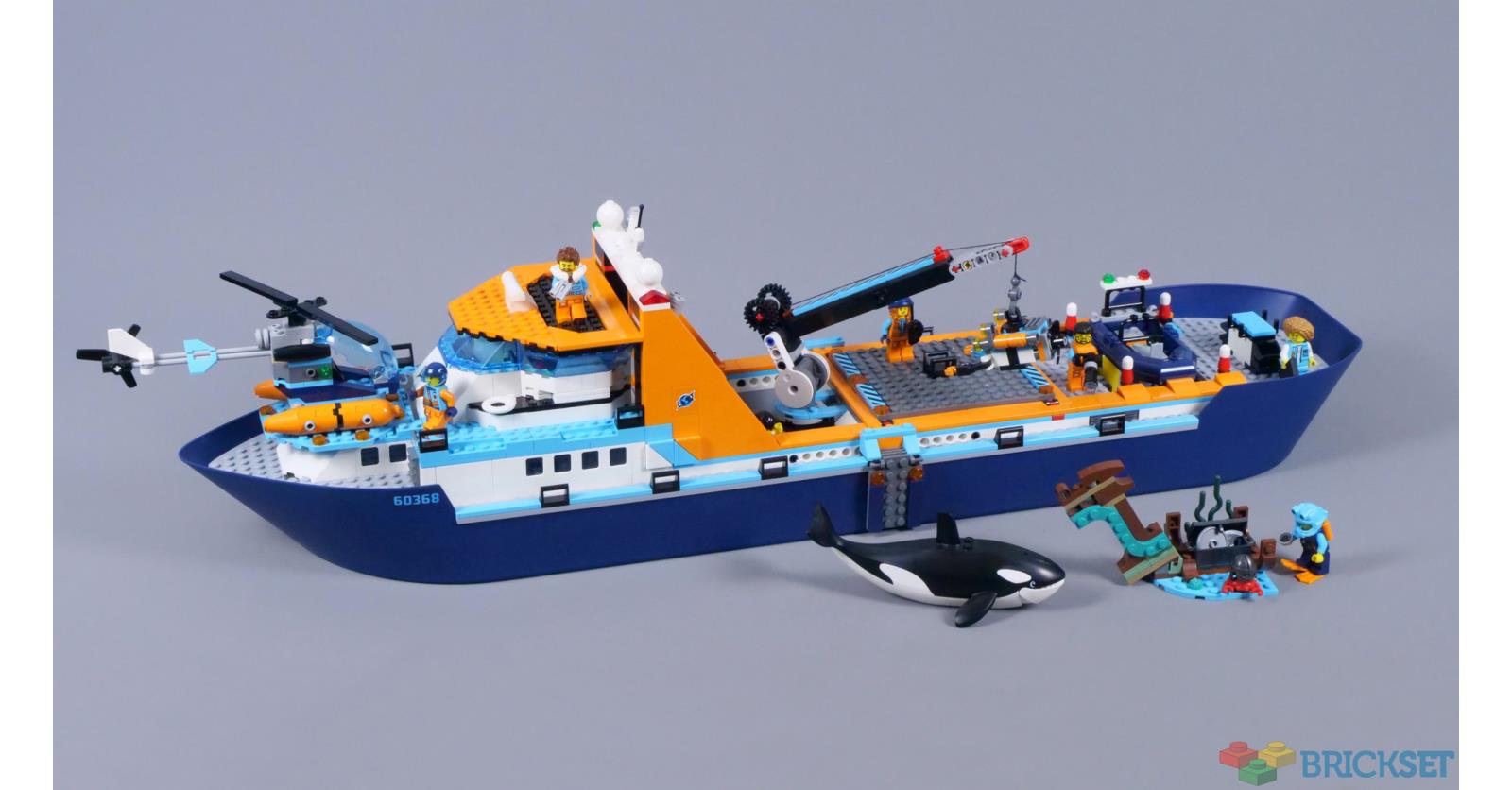 LEGO 60368 Arctic Explorer Ship review Brickset