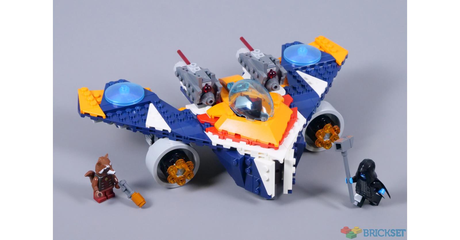 TRiNiDAD 【KID Steel】 LEGO Marvel Super Heroes 76278 Rocket's Warbird vs. Ronan