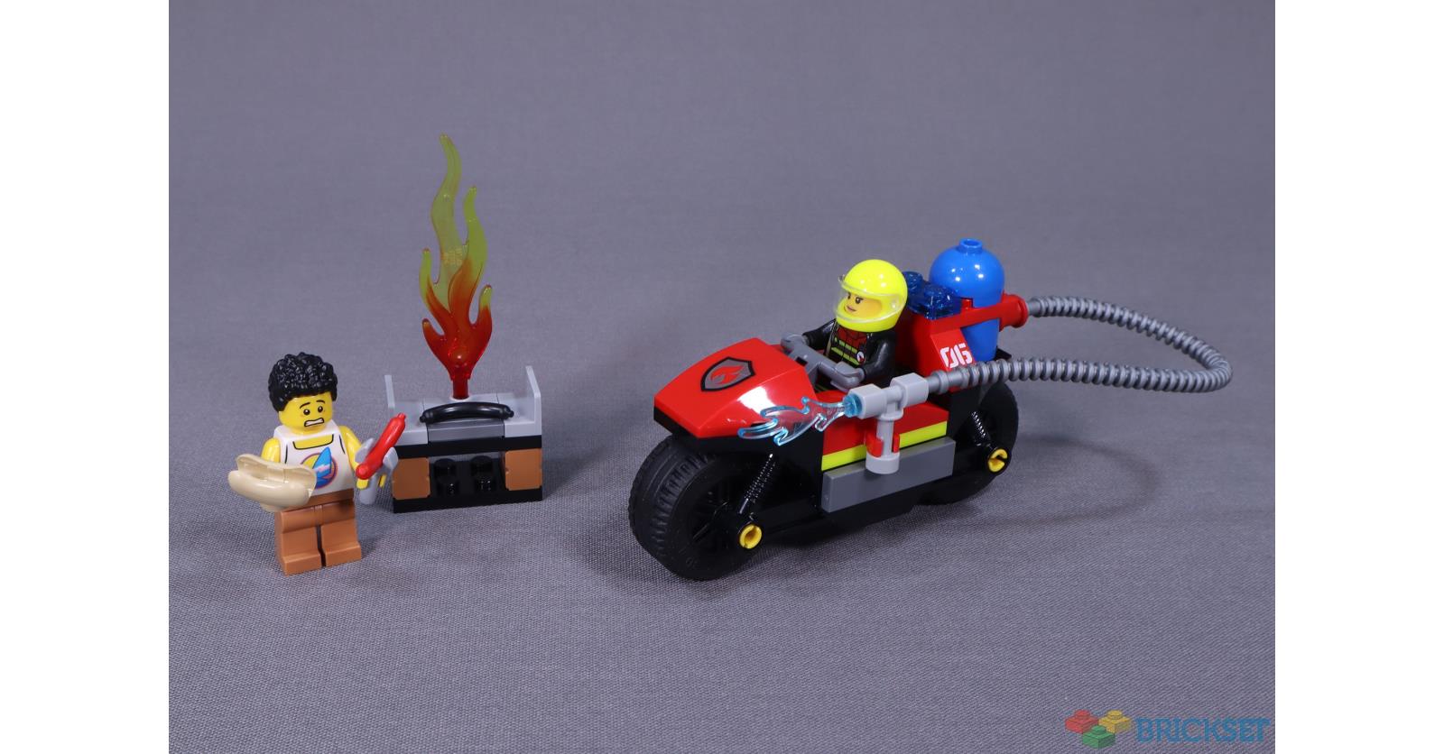LEGO 60410 Fire Rescue Motorcycle review Brickset