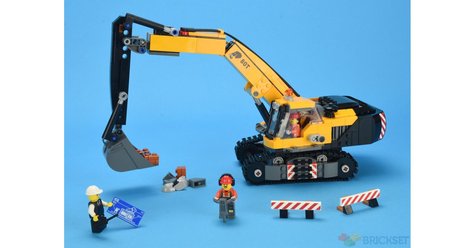 Switchセット　2017製 LEGO City 60420 Construction Excavator review | Brickset