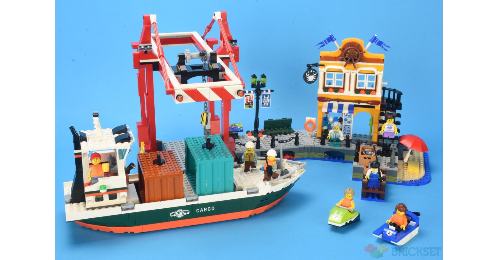 ジャガイモ LEGO® 60422 Seaside Harbor with Cargo Ship - ToyPro