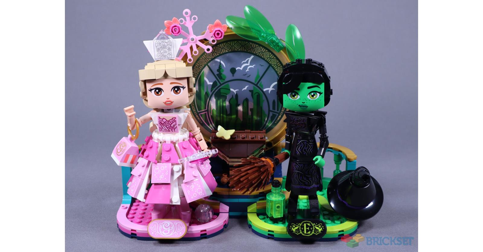 LEGO Wicked 75682 Elphaba and Glinda Figures review | Brickset