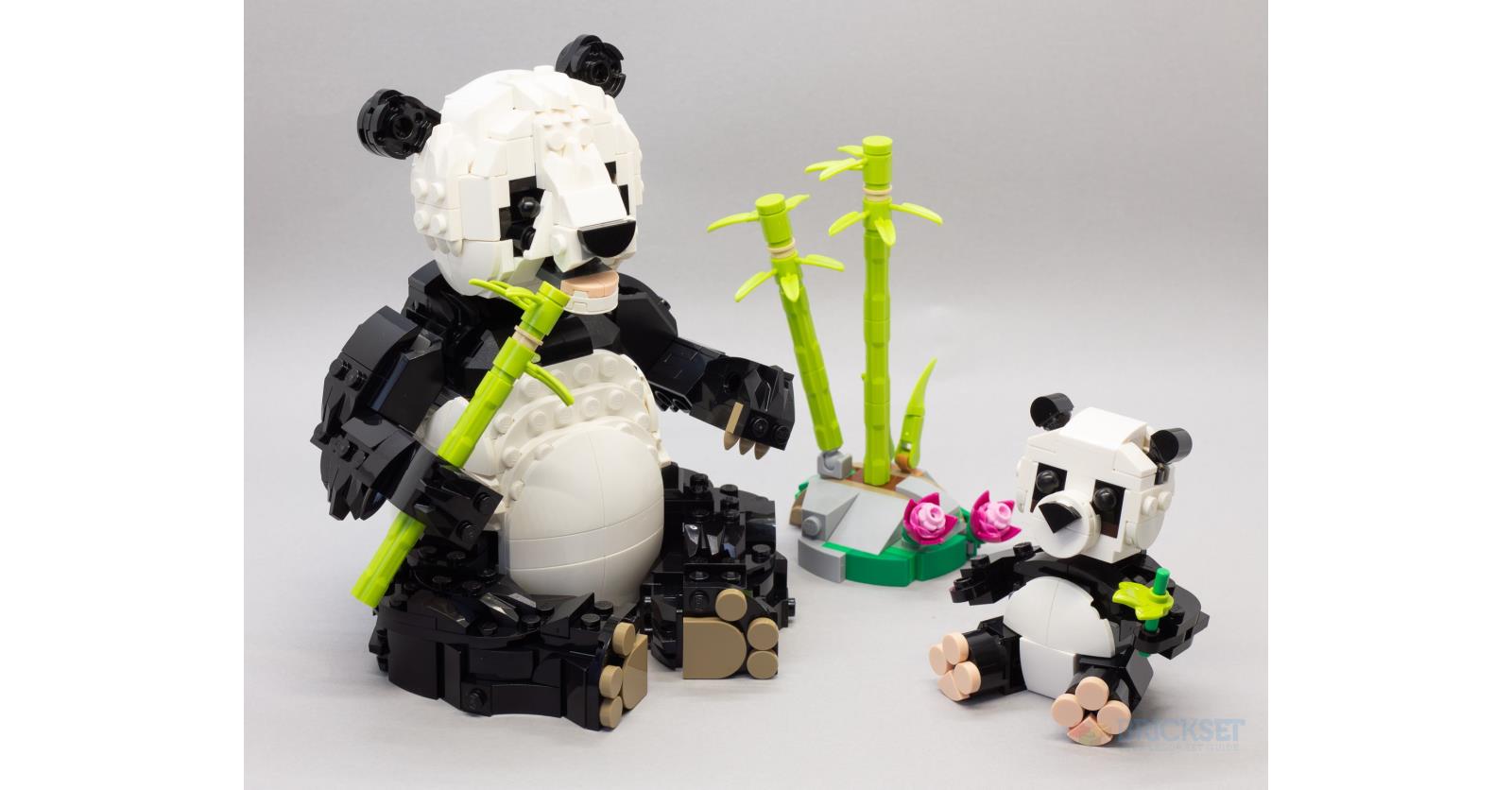 LEGO Creator 31165 Wild Animals - Panda Family review | Brickset