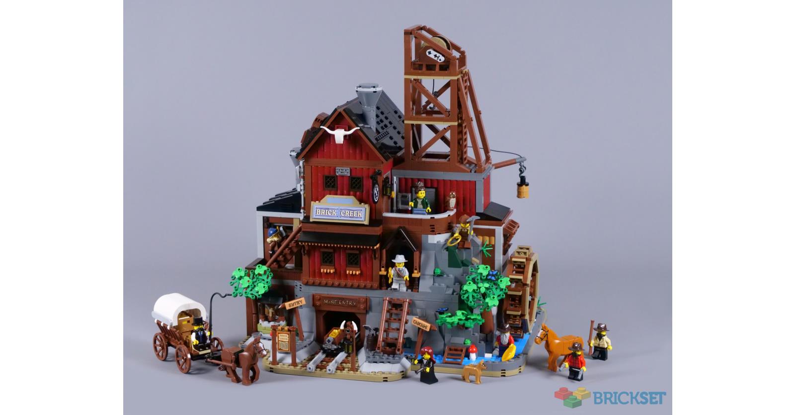 ヴィンテージのエルク LEGO BrickLink 910055 Gold Mine Expedition review | Brickset