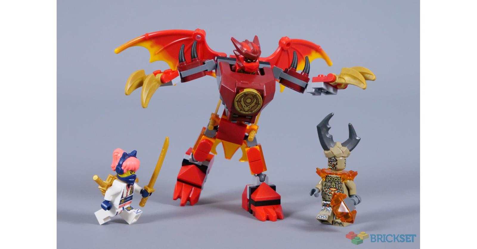 LEGO Ninjago 71851 Kai's Dragon Mech Battle Pack review | Brickset