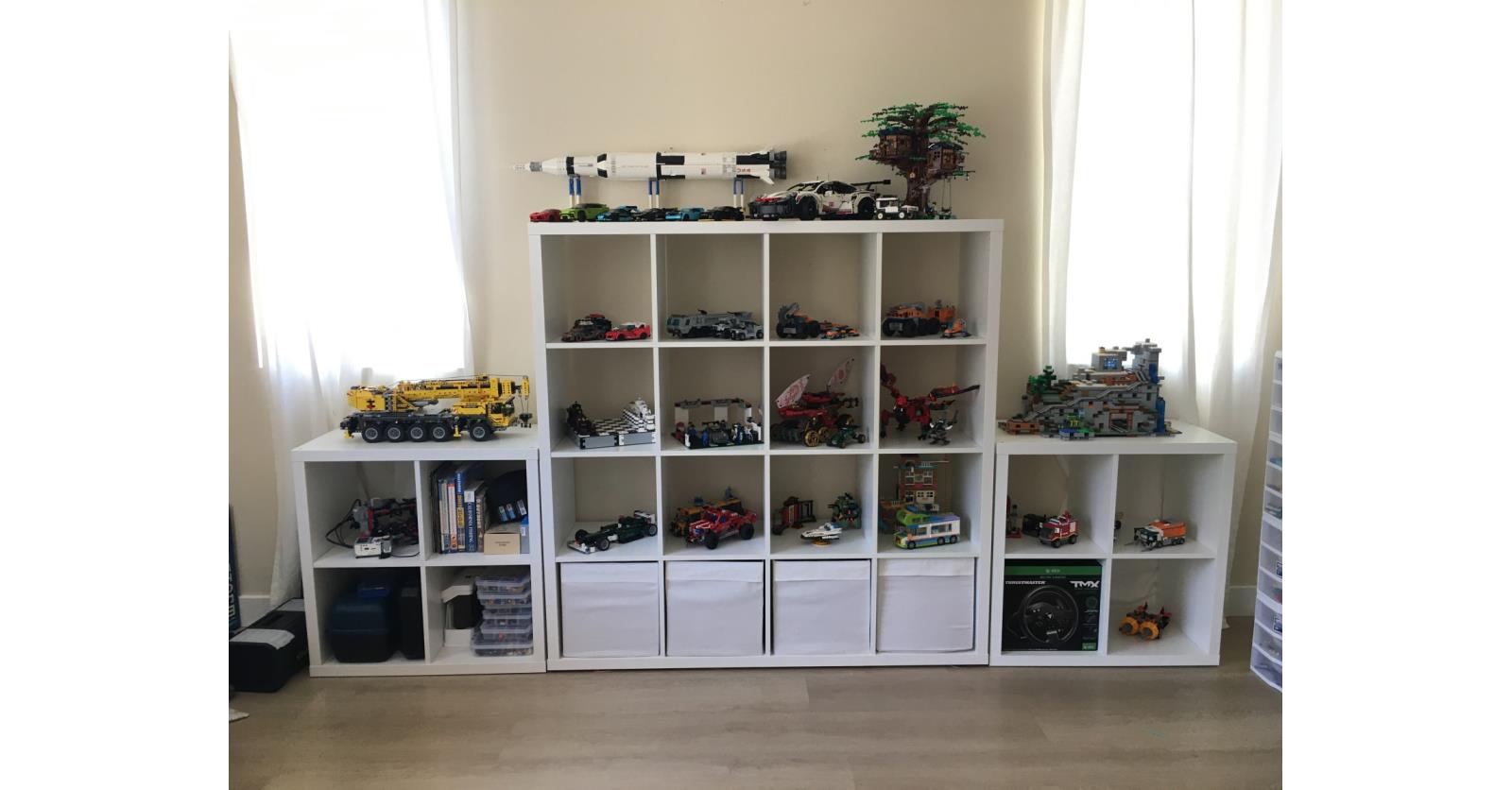 Ikea best sale kallax lego