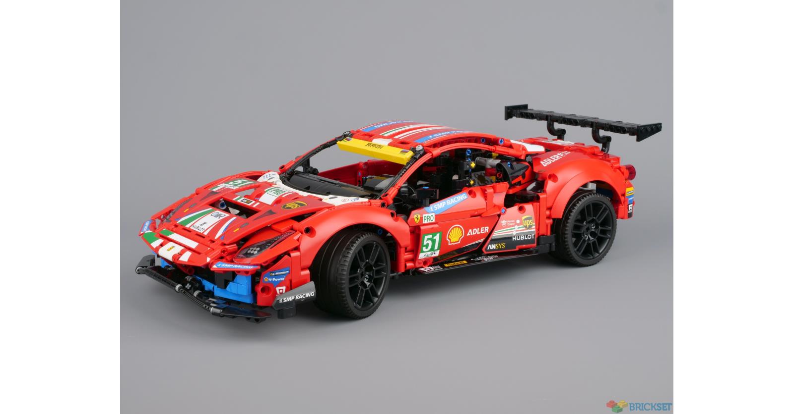 LEGO Technic 42125 Ferrari 488 GTE review | Brickset