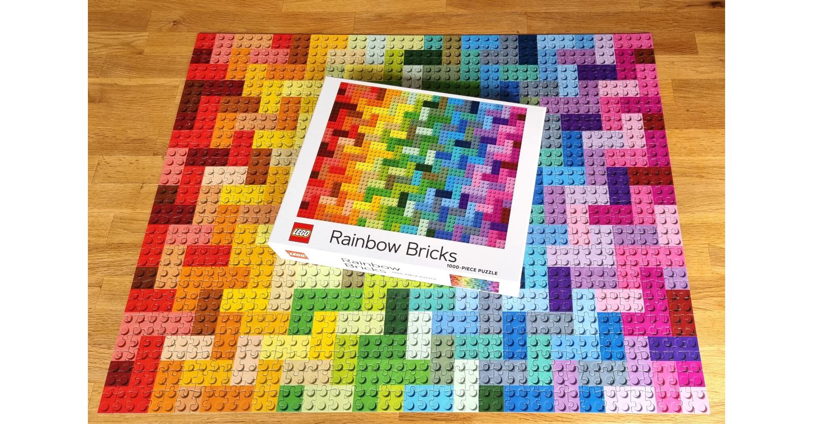 LEGO Rainbow Bricks jigsaw puzzle review Brickset