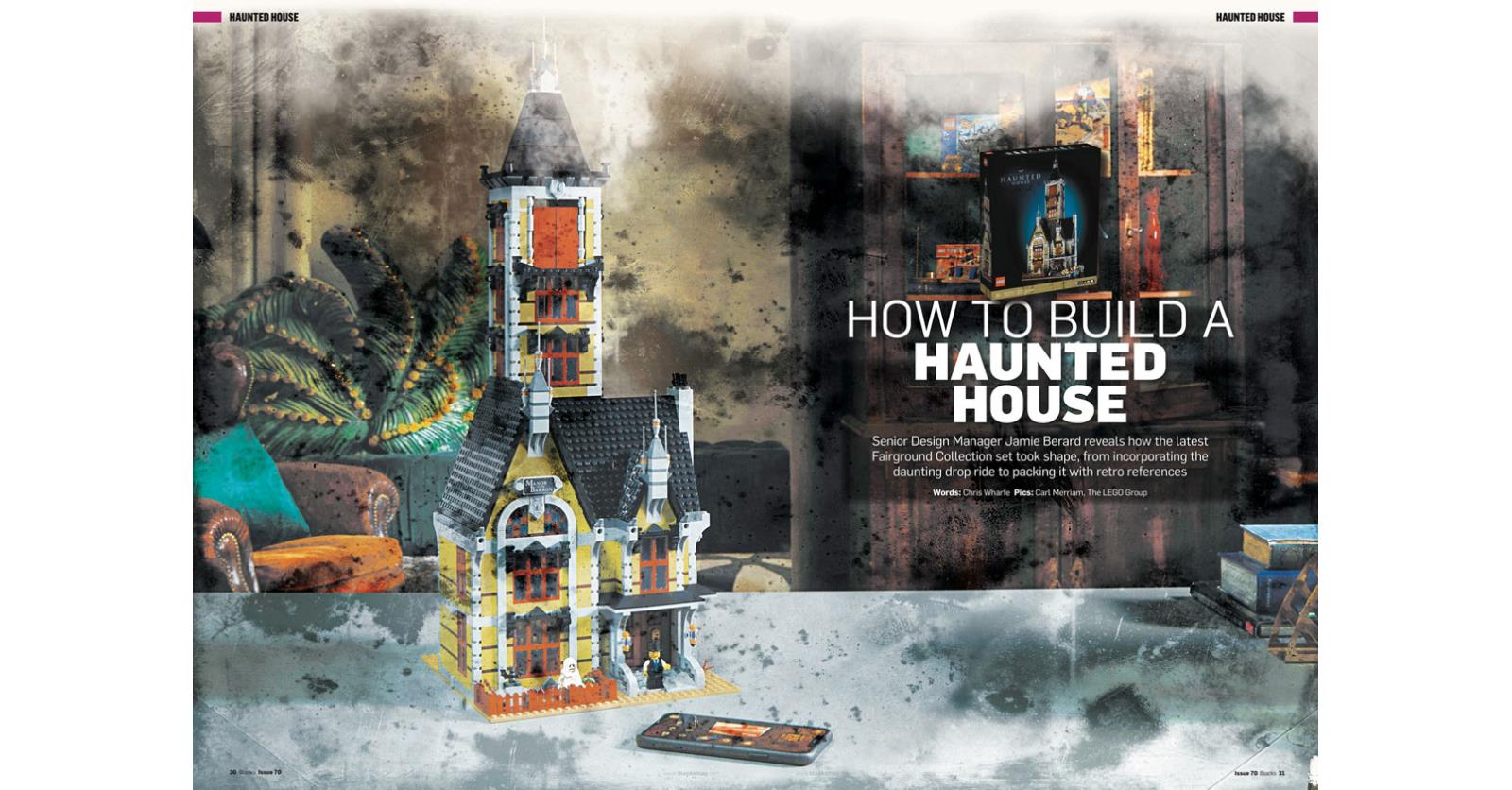 Lego haunted best sale house brickset