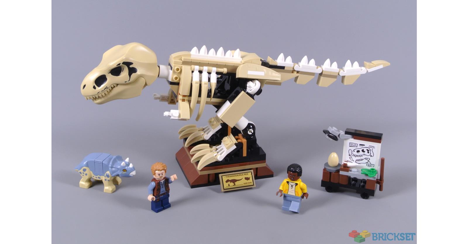 Lego jurassic store world skeleton dinosaurs