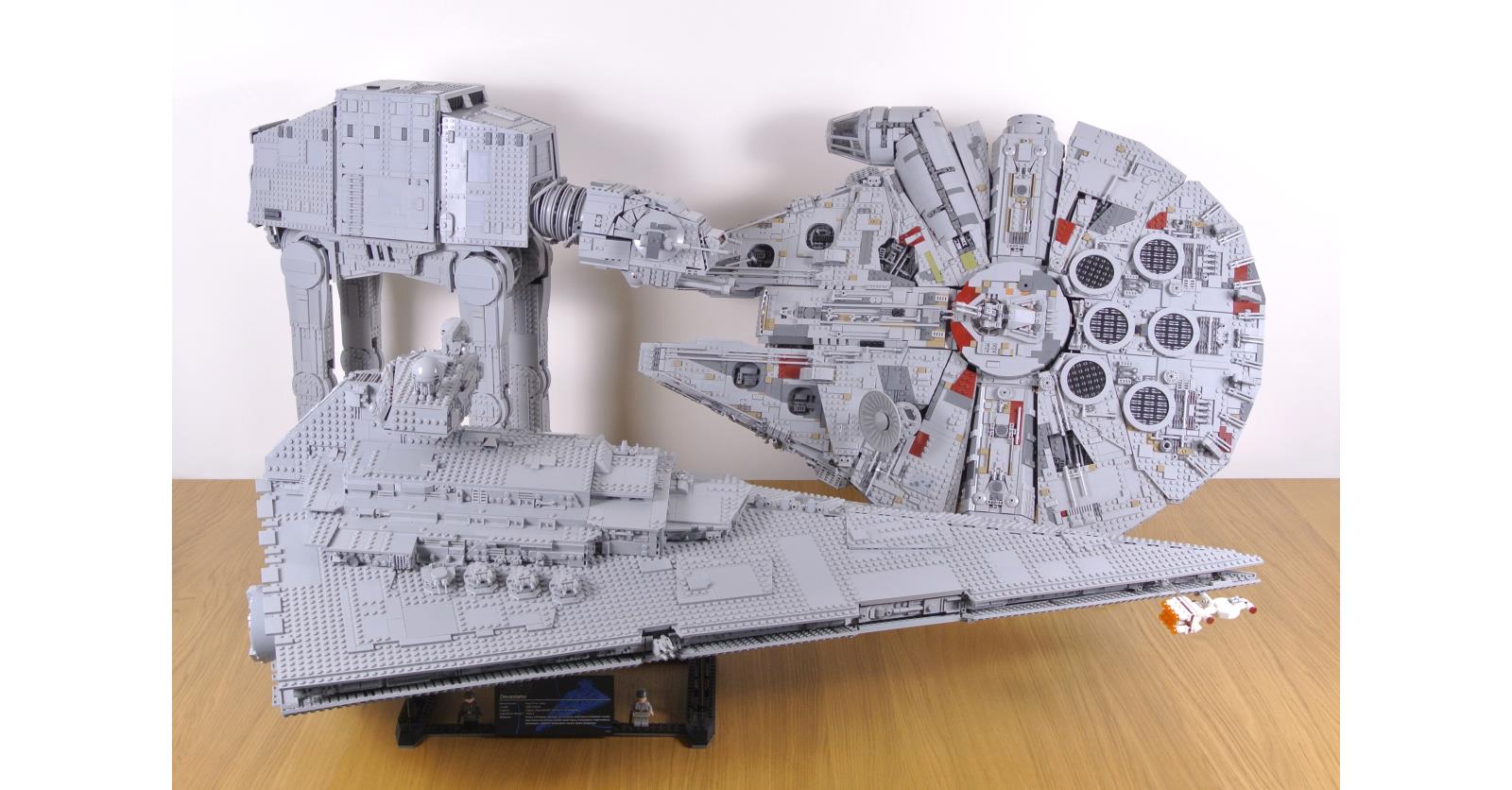 75192 Millennium Falcon vs. 75252 Imperial Star Destroyer vs. 75313 AT AT Brickset