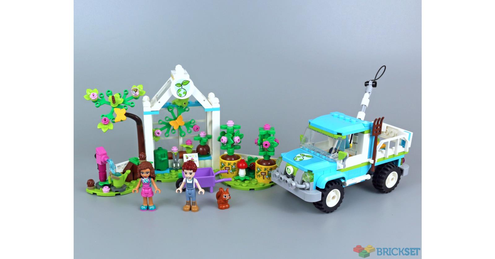 フライゴン LEGO Friends 41707 Tree Planting Vehicle review | Brickset