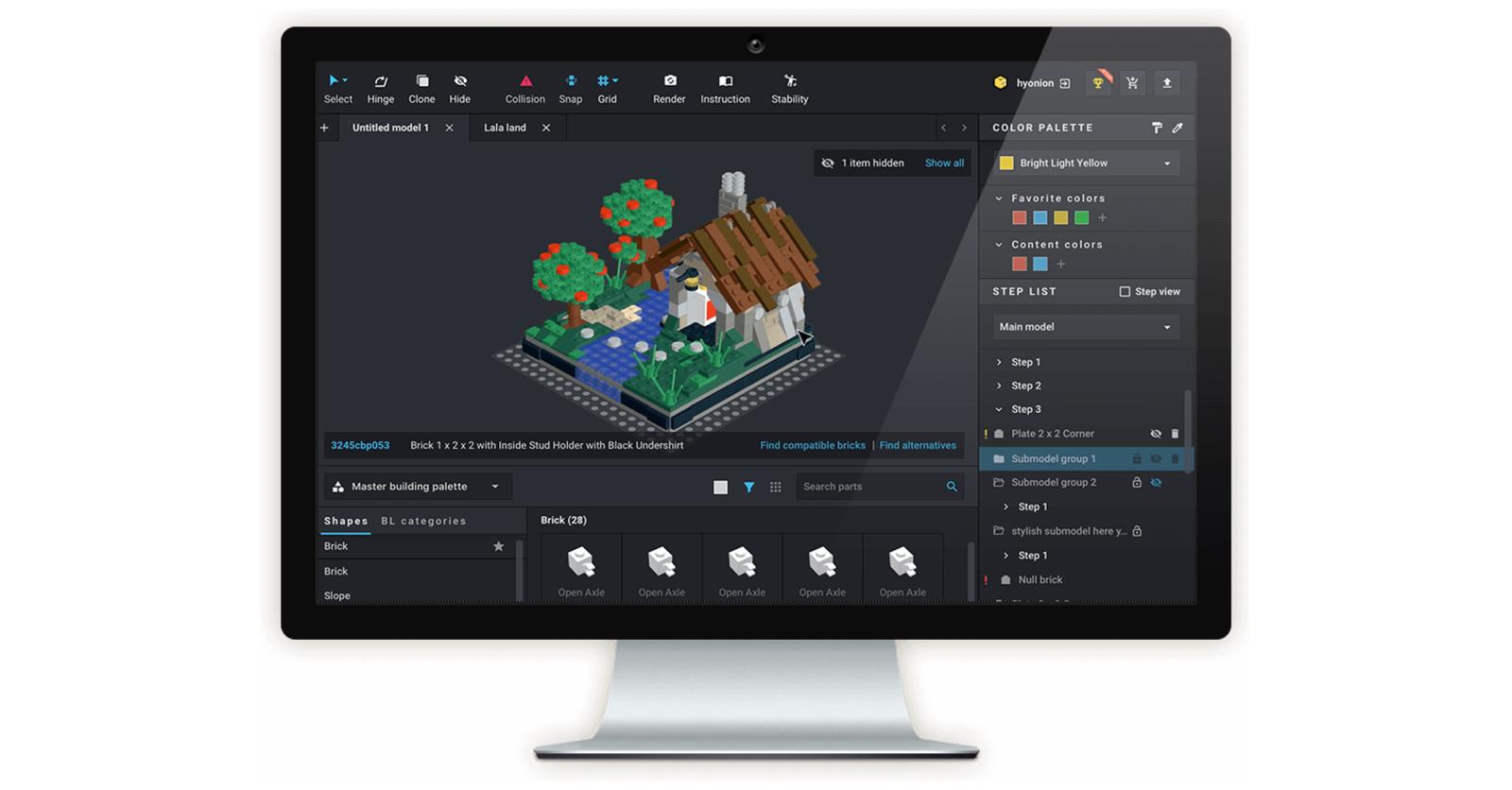 Lego digital store designer for chromebook