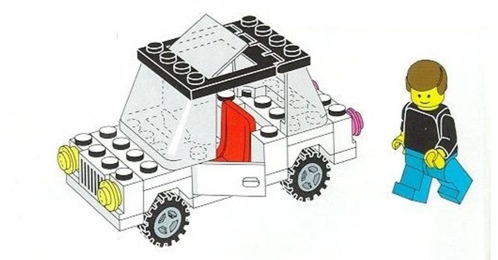 WW2 4 x 4 Utility Vehicle Made With Real Lego® Bricks