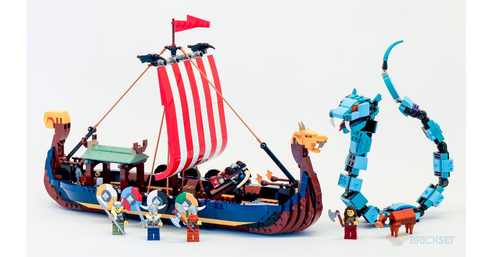 LEGO 31132 Viking Ship and the Midgard Serpent review Brickset