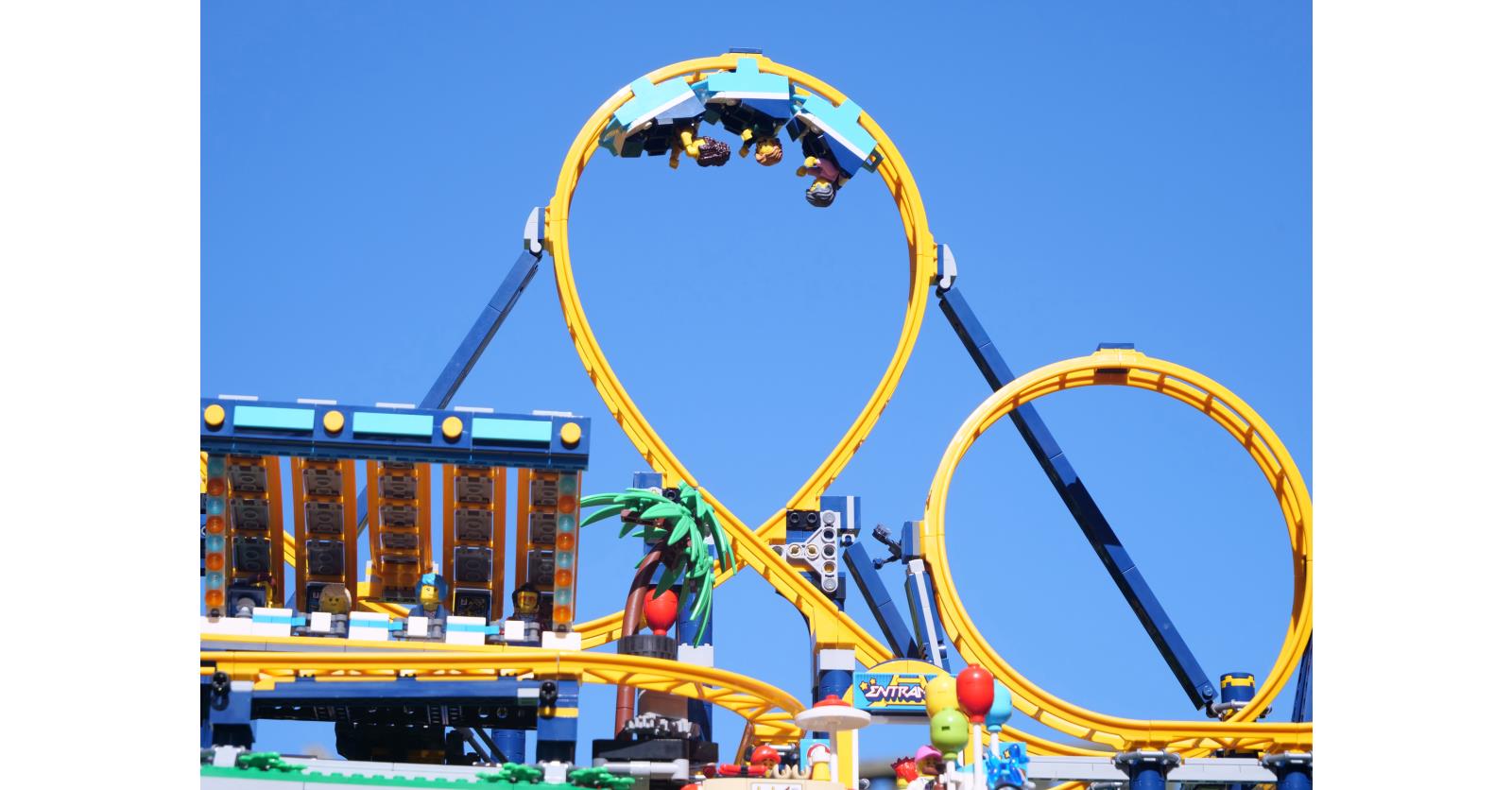 LEGO Technic Roller Coaster MOC- No Track Parts Used! 