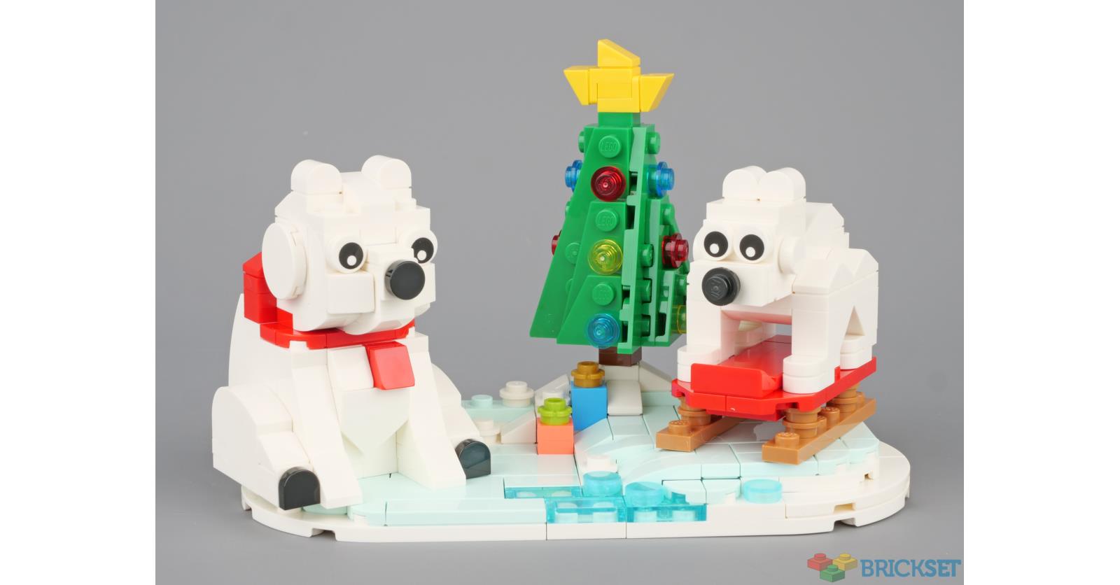 LEGO Seasonal 40571 Wintertime Polar Bears review | Brickset