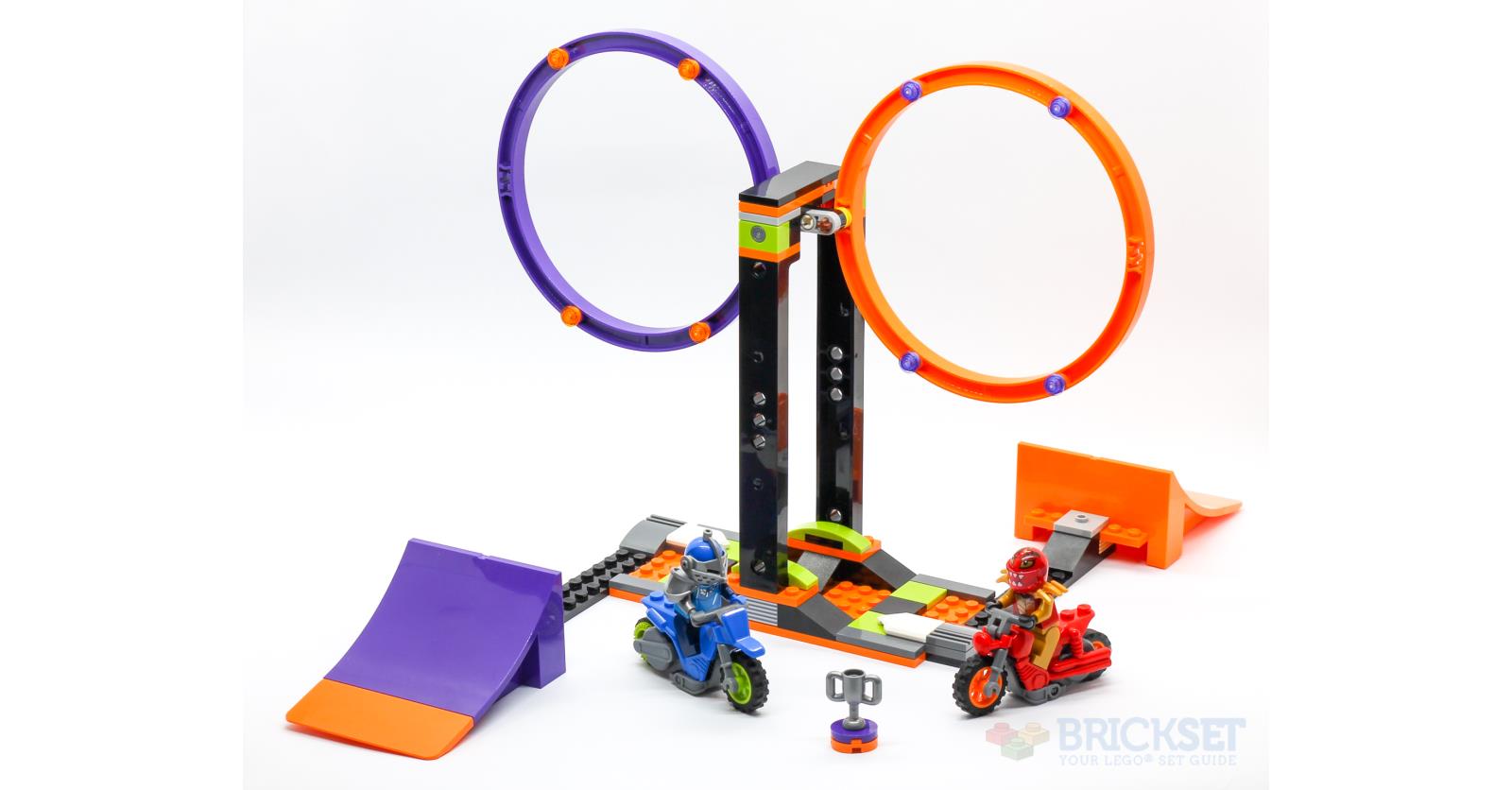 LEGO City 60360 Spinning Stunt Challenge review | Brickset