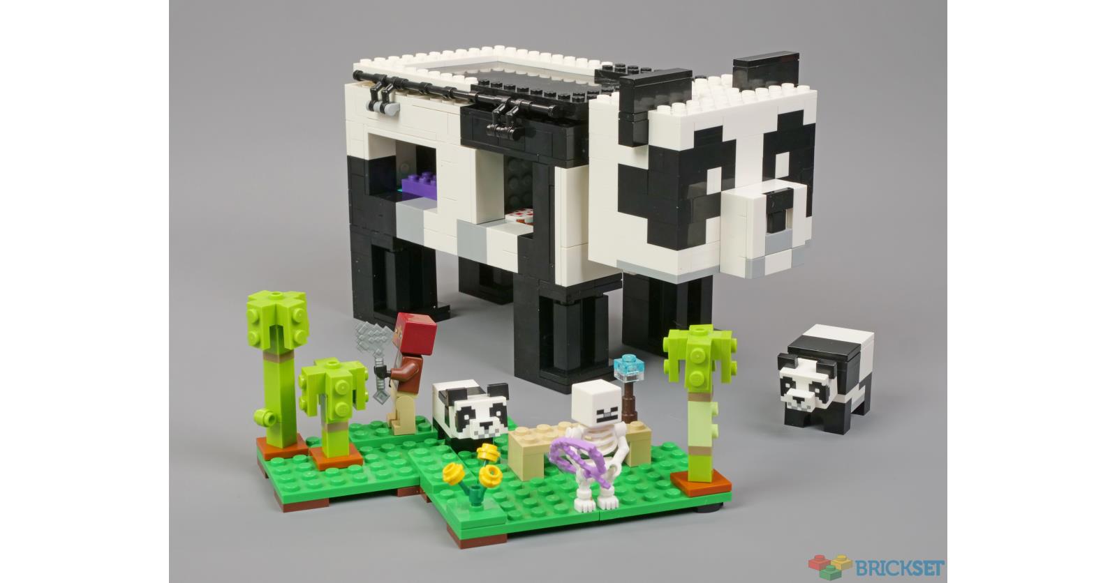 LEGO Minecraft 21245 Panda Haven review | Brickset
