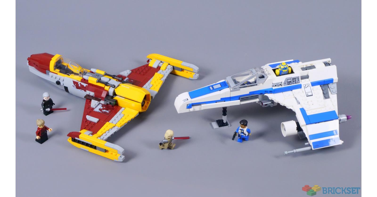 LEGO 75364 New Republic E-wing vs. Shin Hati's Starfighter review | Brickset