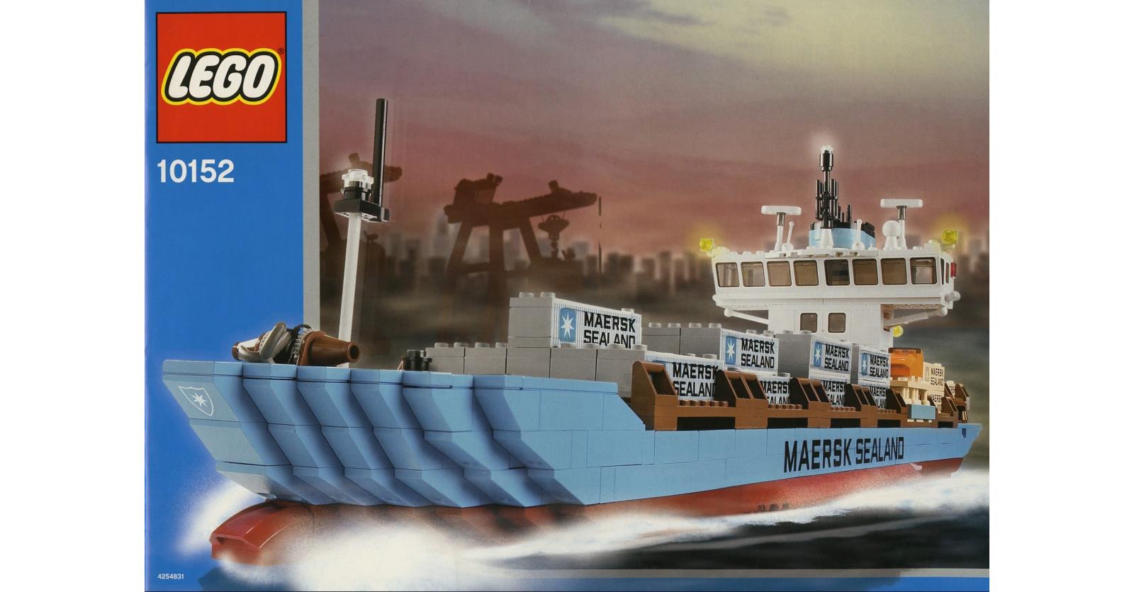 Maersk container ship clearance lego