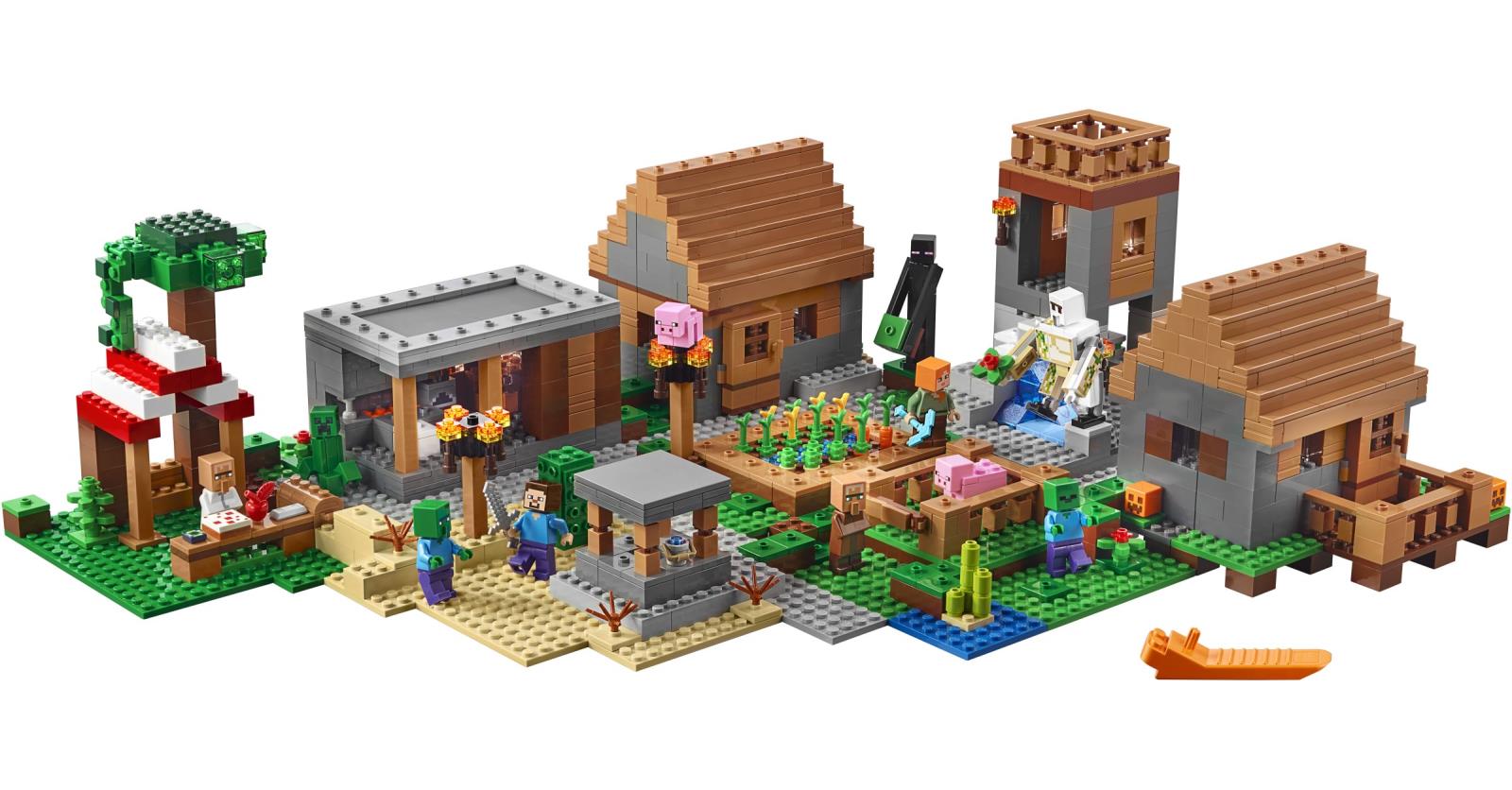 Lego minecraft best sale the village target