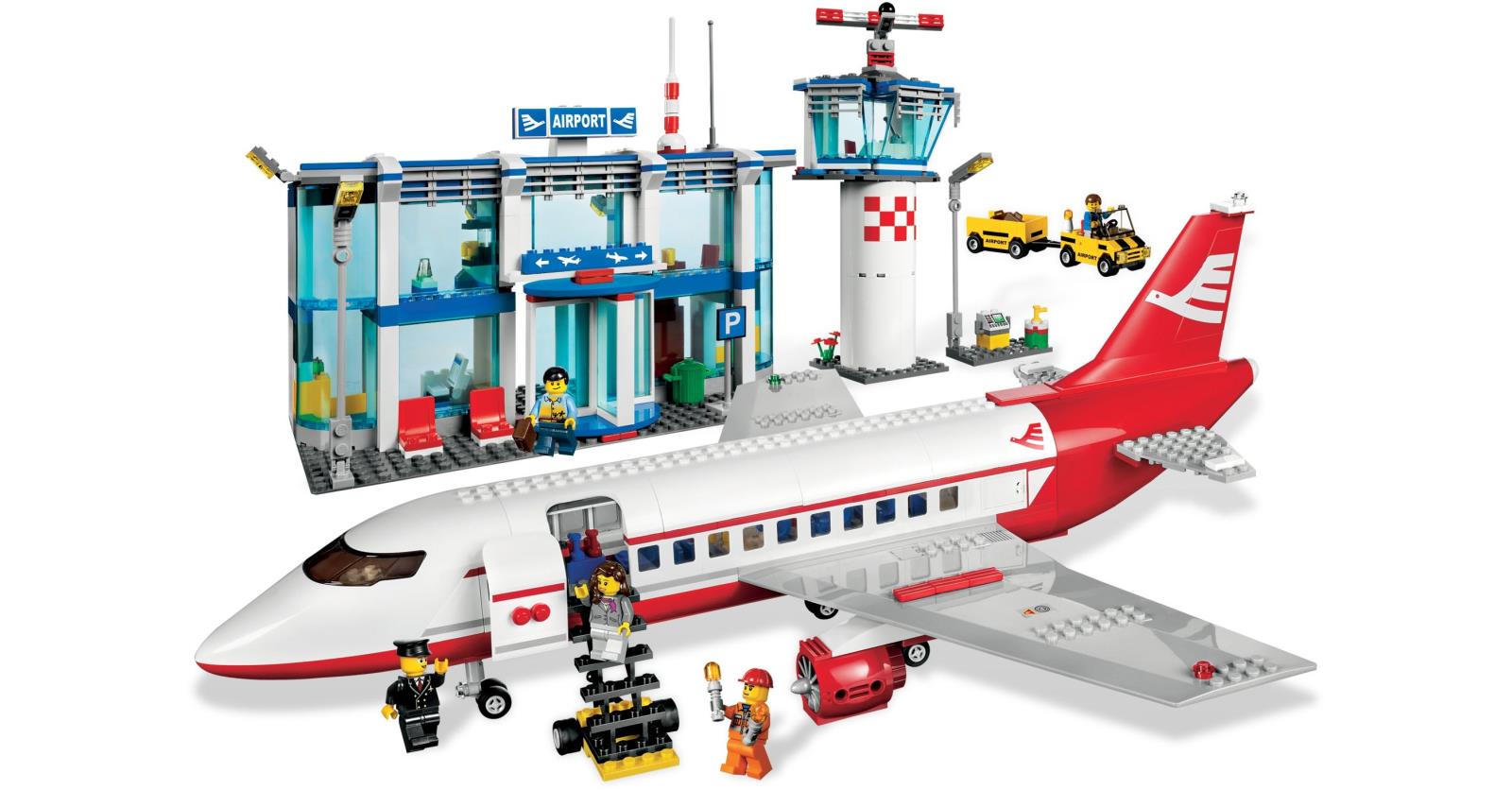 lego airplane and airport