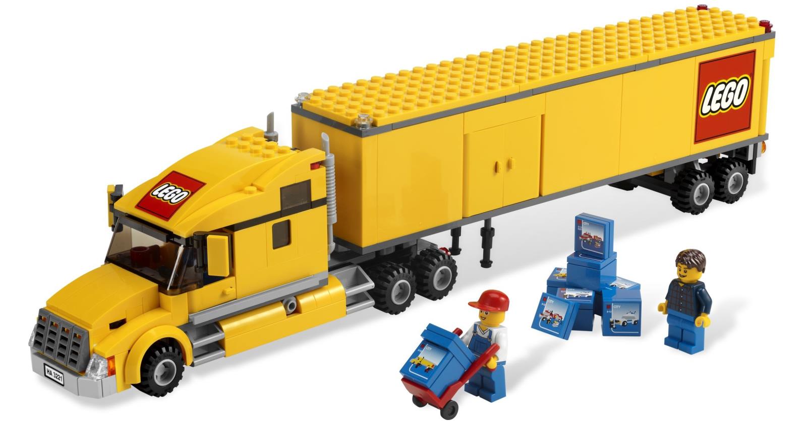 Lego police cheap semi truck