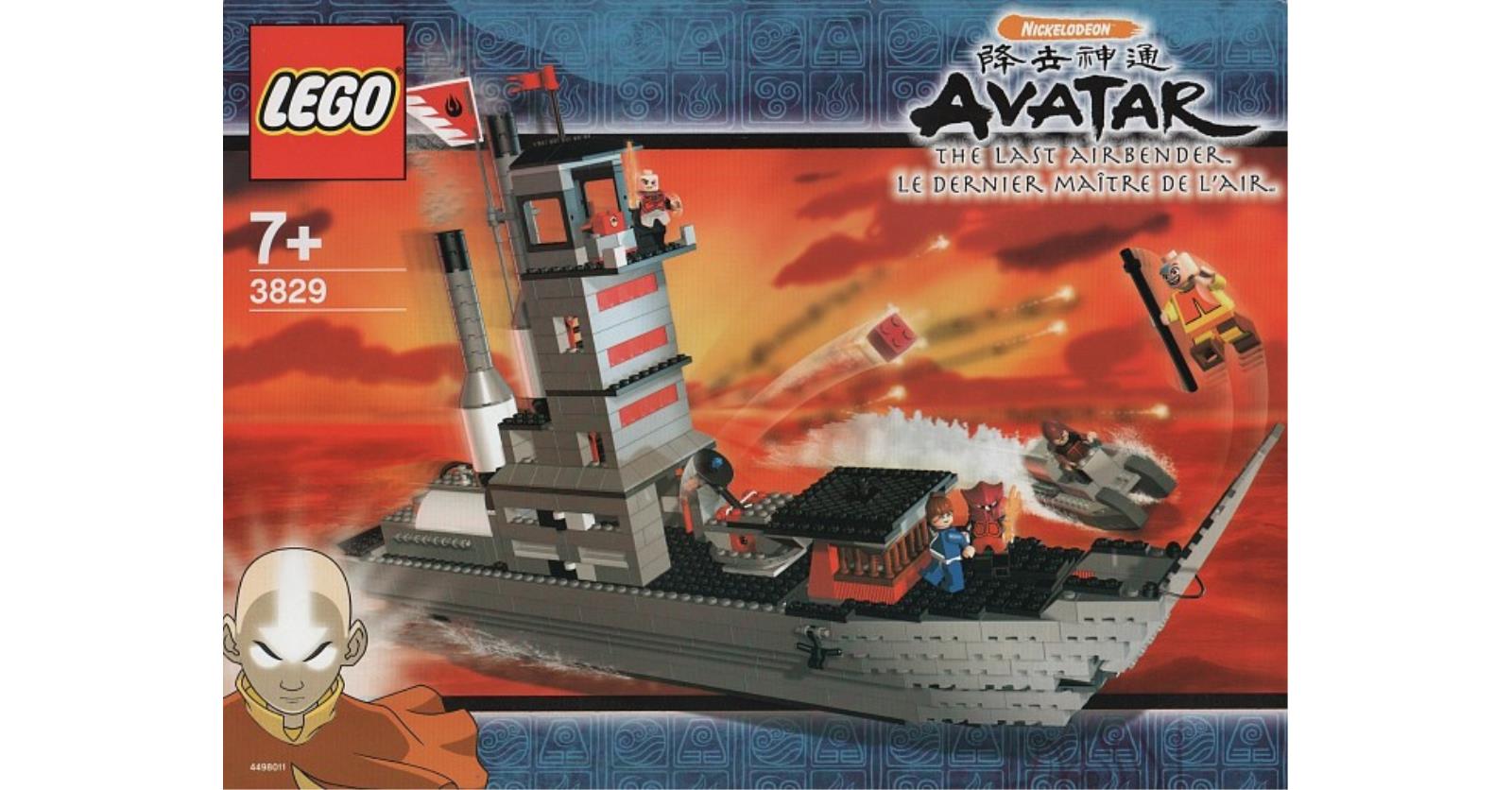 Avatar the last airbender fire nation ship set lego 3829 sale