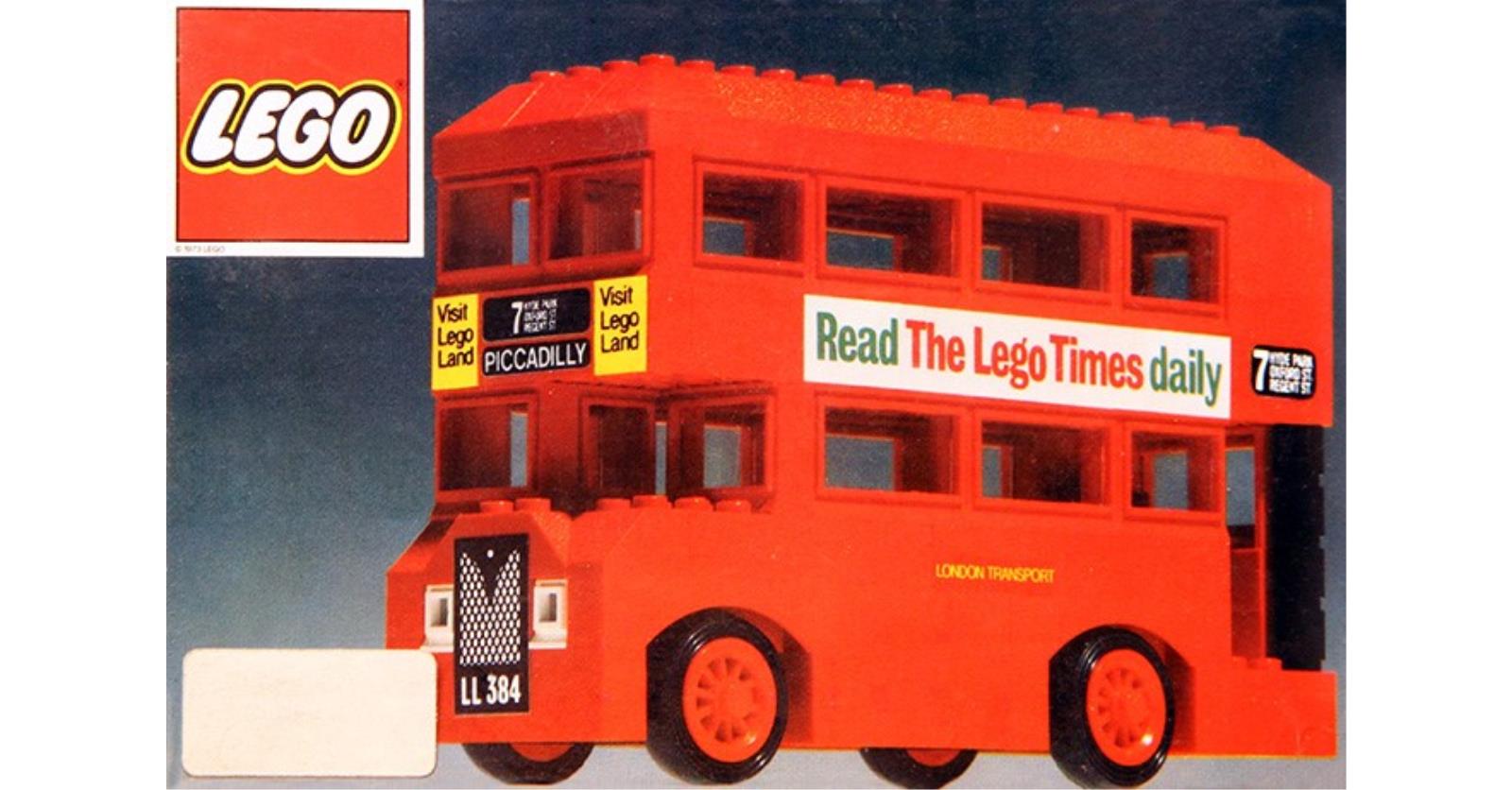 Lego double decker discount bus