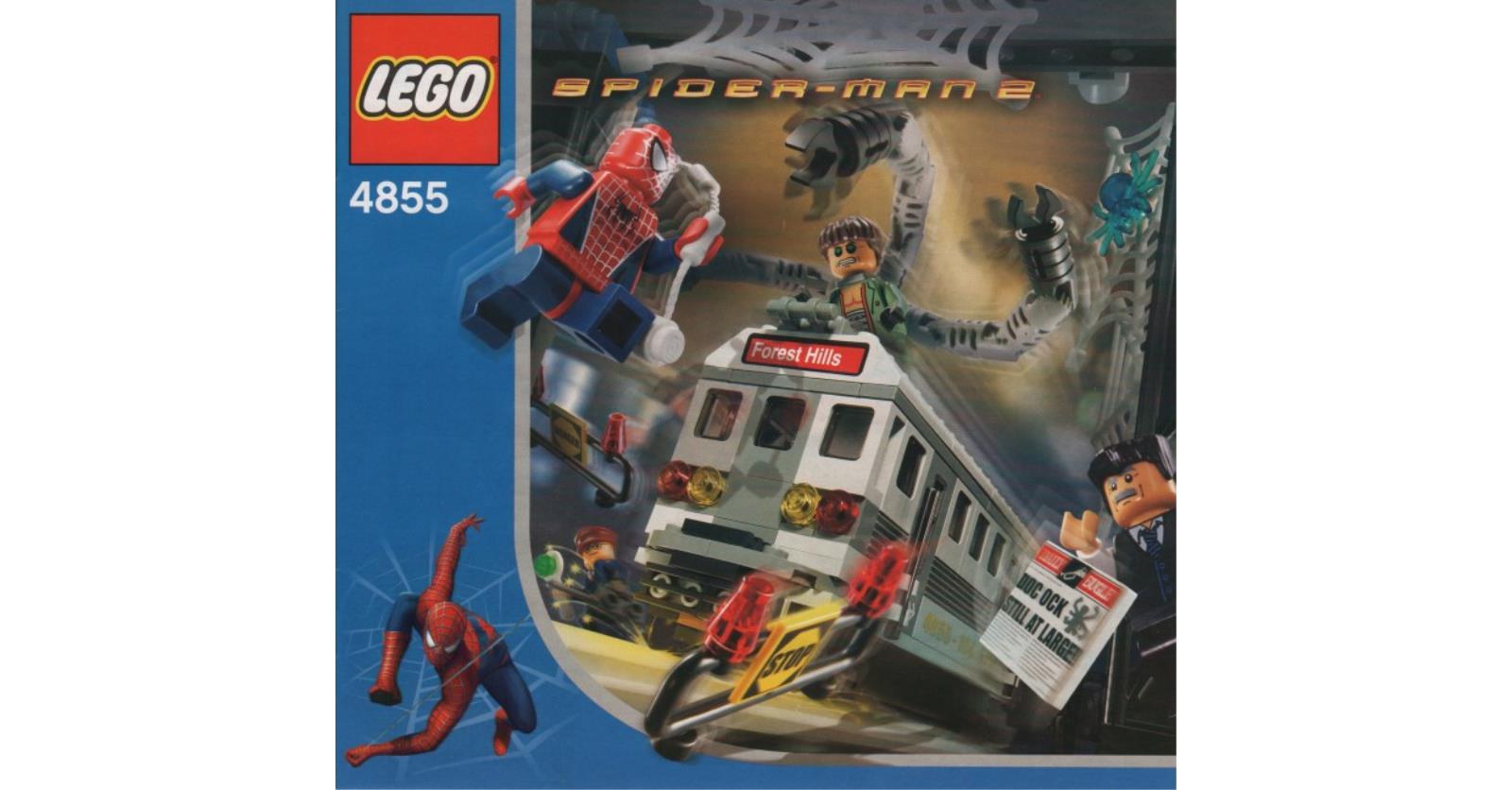 Spiderman on sale train set