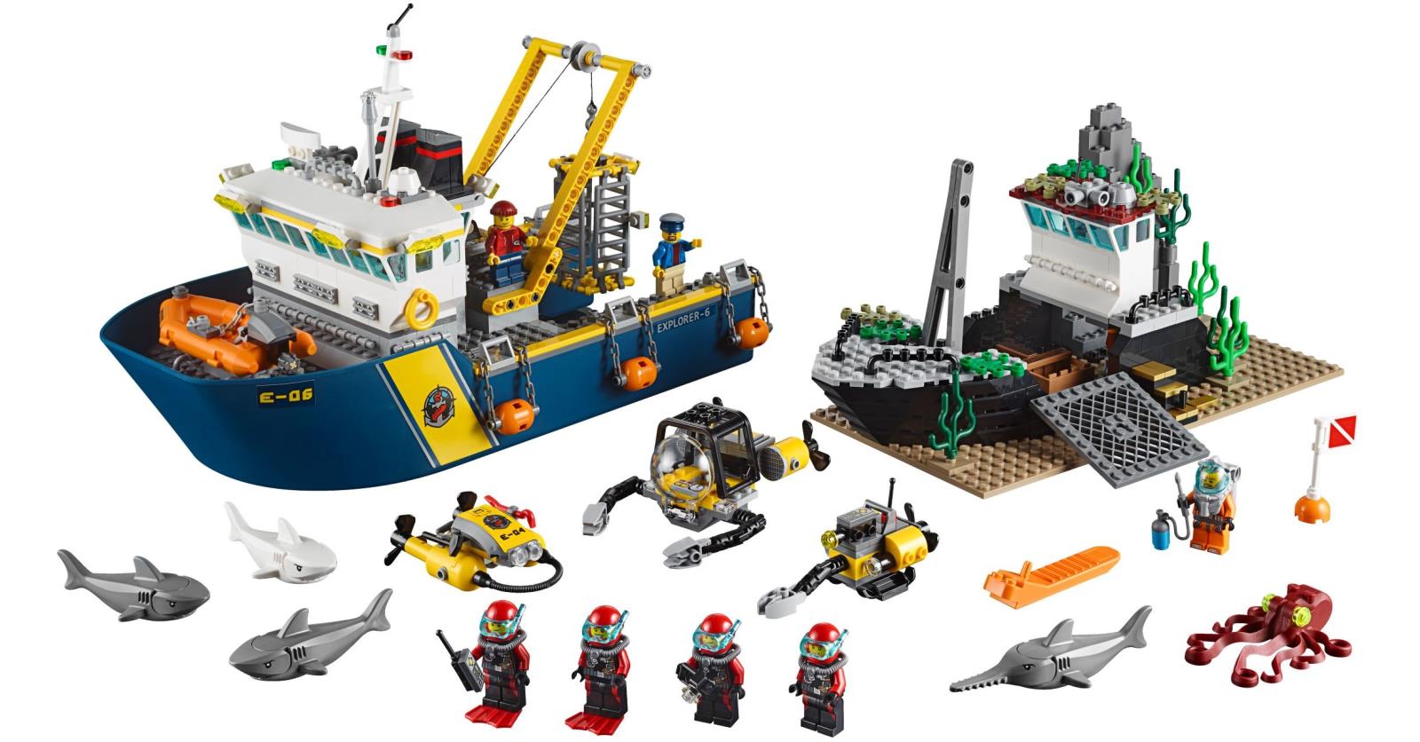 Lego Ninjago Fishing Island - With Full Interior, album in