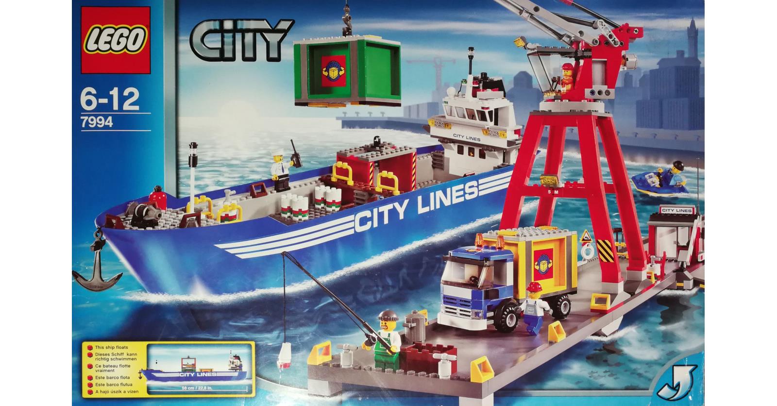 Lego city cargo discount boat