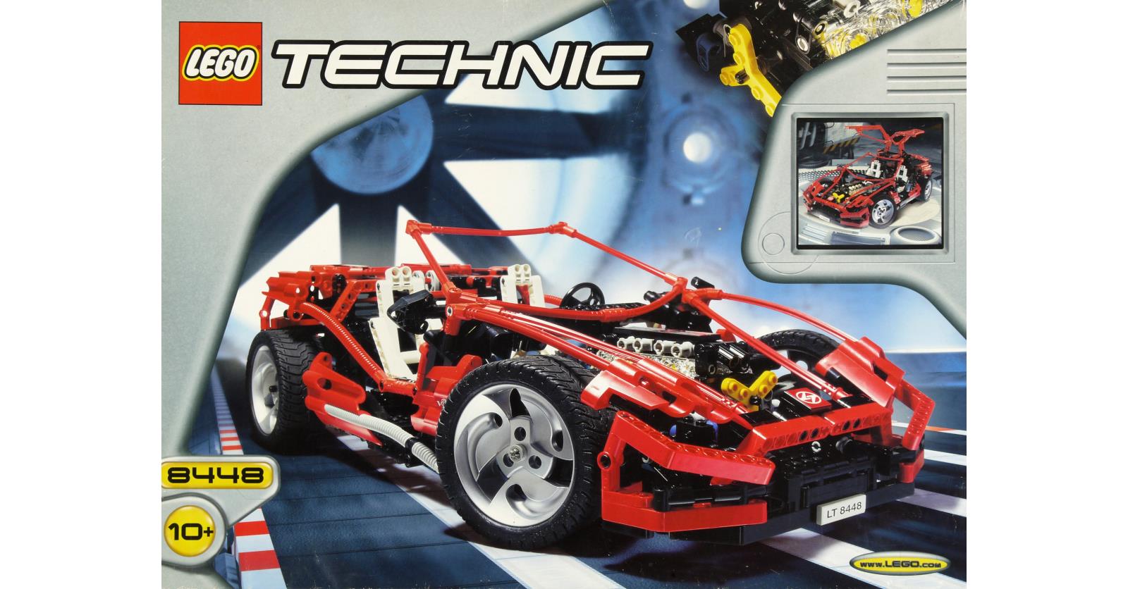 Lego red 2025 technic car