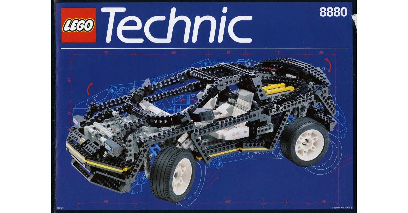 8880 Super Car The best engineered classic Technic set of the